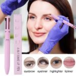 4-in-1 Waterproof Makeup Pen – Eyeliner, Eyebrow, Lip Liner & Highlighter | Long-Lasting & Easy to Use - Image 4