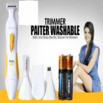 Paiter 3-in-1 Electric Lady Shaver: Cordless & Battery-Operated Hair Remover for Women - Bikini Trimmer & Body Groomer - Image 2