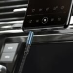 Joyroom SY-20A1 6ft Aux Cable – Braided, Gold-Plated & Durable 3.5mm Audio Cord | Best for Car, Speakers & Phones - Image 2