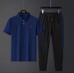 Top 5 Reasons to Buy Men's Stylish Green Polo T-shirt & Black Track Pants Set | Casual & Sporty Wear - Image 5