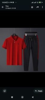 Top 5 Reasons to Buy Men's Stylish Green Polo T-shirt & Black Track Pants Set | Casual & Sporty Wear - Image 4