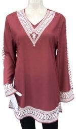 Modern Embroidered 2-Pc Co-ord Set for Women | Cotton Silk Fabric ✨ - Image 3