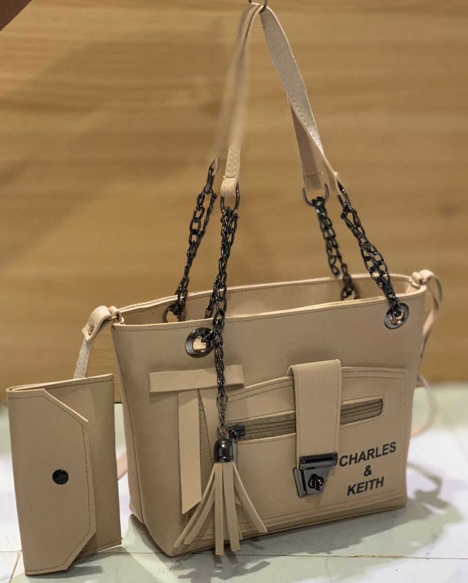 WhatsApp Image 2025-08-28 at 23.22.40_2834ff6e Charles & Keith 2 Pcs Bag, long belt, half chain, front lock, center zipper