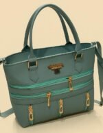 Trendy multi-zipper bag for women with ample storage and easy carry design
