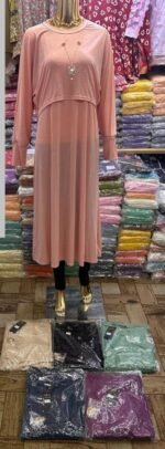 Women Maxi 2 PC Fabric, China Jersey, elegant design, comfortable, stylish