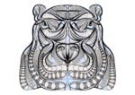 Hippopotamus Design for T-Shirts & Hoodies
