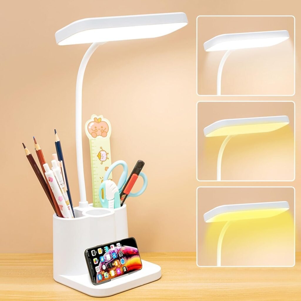 LED Learning Dormitory Bedroom Bedside Reading Night Light Table Lamp QP-2209-B