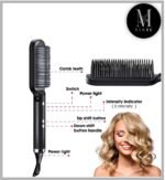 HQT-909B Electric Hair Straightening & Curling Comb – 2-in-1 Professional Hair Styler - Image 8