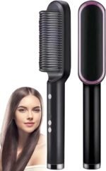HQT-909B Electric Hair Straightening & Curling Comb