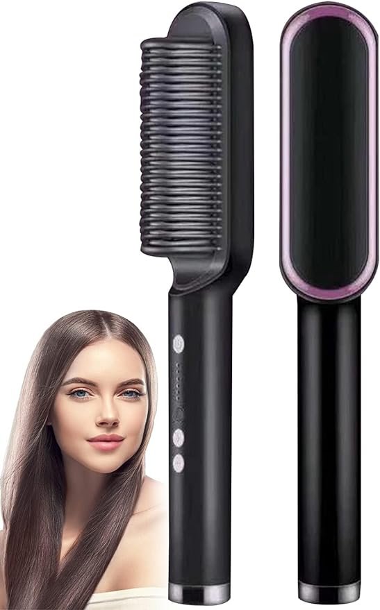 HQT-909B Electric Hair Straightening & Curling Comb