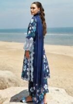 Front Full Embroidered Kastori Lawn 3Pc Unstitched Suit with Lawn Dupatta – Premium Summer Collection 2025 by PixelCartHub