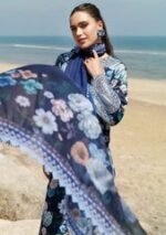 Front Full Embroidered Kastori Lawn 3Pc Unstitched Suit with Lawn Dupatta – Top Elegant Summer Collection 2025 - Image 5