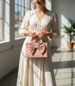 Front Big Bow Bag – High Quality, Stylish & Spacious Handbag for Women - Image 4