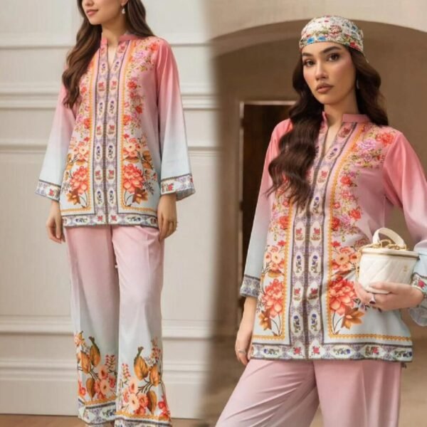 Fusion Premium Co-Ords Set Crystal Lawn – 2Pc Stitched Summer Outfit for Women | Summer Chapter Edition