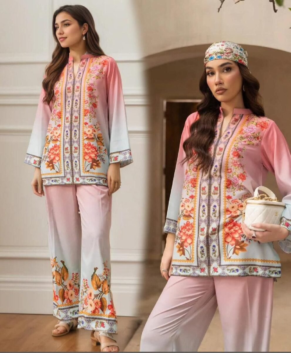 Fusion Premium Co-Ords Set Crystal Lawn Fusion Premium Co-Ords Set Crystal Lawn – 2Pc Stitched Summer Outfit for Women | Summer Chapter Edition