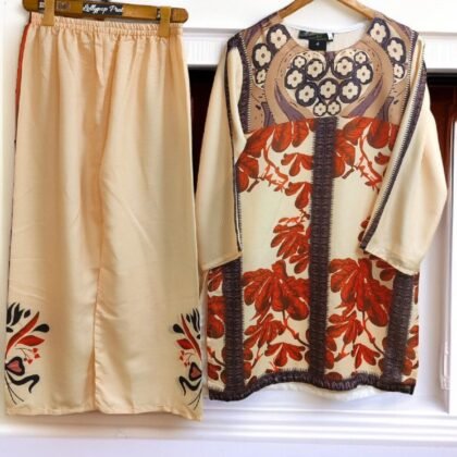 Fusion Premium 2Pc Co-Ords Set in Crystal Lawn – Stylish Women’s Summer Outfit 2025