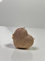 Sparkly Heart Shaped Clutch Bag – Glitter Evening Party Purse for Women | PixelCartHub - Image 6