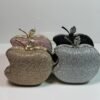Apple Shape Evening Clutch for Women Glamorous Party Wedding Handbag