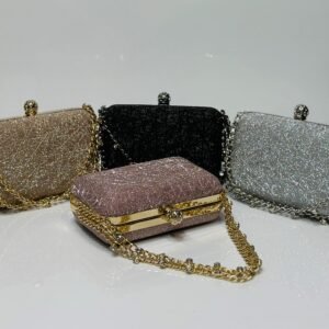 Luxury Glitter Party Clutch Elegant Bridal Handbag for Women