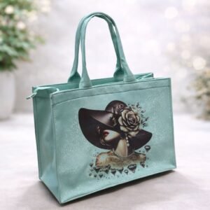 Canvas Tote Bag for Women Large Capacity Handbag with Inside Pocket