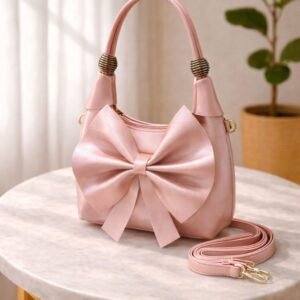 Cute Bow Handbag for Women Mini Crossbody Shoulder Bag Aesthetic Purse