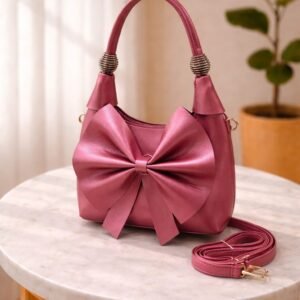 Cute Bow Handbag for Women Mini Crossbody Shoulder Bag Aesthetic Purse