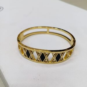 Alternative view of Luxury Gold Plated Bangle Bracelet for Women 2026 – Elegant Geometric Jewelry
