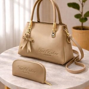 womens handbag set with wallet stylish 2 pcs shoulder tote bag