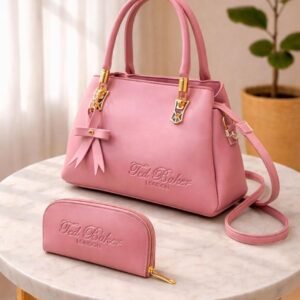 womens handbag set with wallet stylish 2 pcs shoulder tote bag