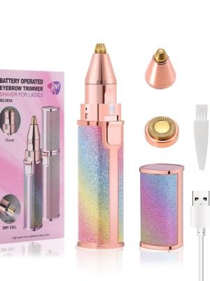 Blawless 2 in 1 Eyebrow Trimmer Rechargeable Hair Remover for Women